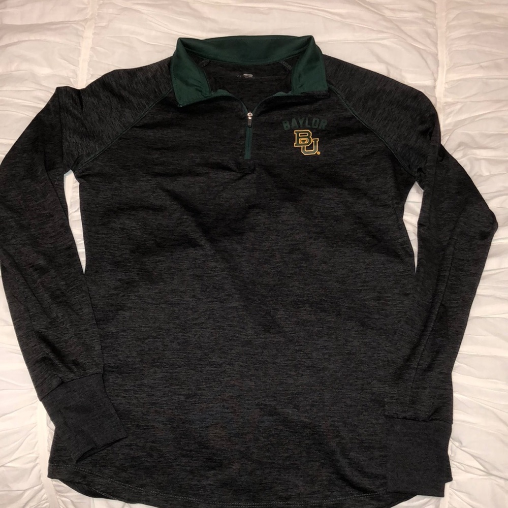 Baylor dry-fit quarter zip